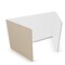 Flipside Products Office, School Classroom Desk Divider 18" x 48" White Corrugated Study Carrel - Pack of 12